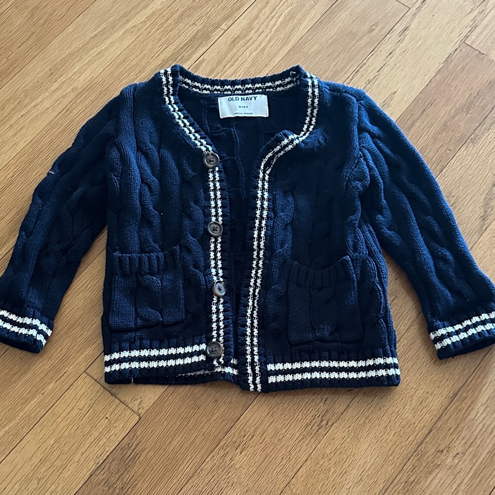 Old Navy Navy Blue Kids Sweater